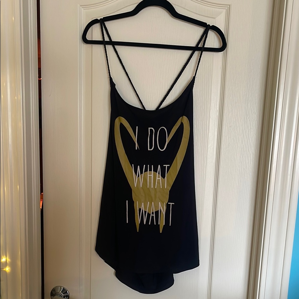 Black and Gold Women's Top